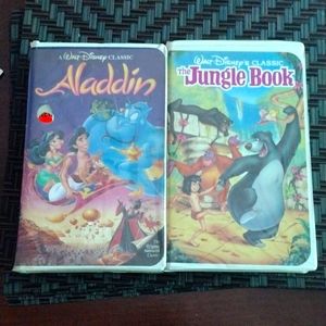 Walt Disney black diamond VHS tapes